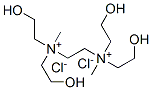 ethylenebis[bis(2-hydroxyethyl)methylammonium] dichloride Struktur