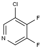 3-Chloro-4,5-difluoropyridine Struktur