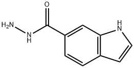 1H-Indole-6-carboxylicacid,hydrazide(9CI) Struktur