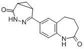 3,4-Diazabicyclo(4.1.0)hept-4-en-2-one, 5-(2,3,4,5-tetrahydro-2-oxo-1H -1-benzazepin-7-yl)- Struktur