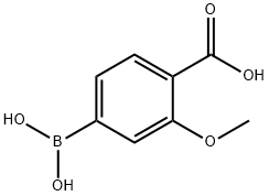 3-METHOXY-4-CARBOXYPHENYLBORONIC ACID Struktur