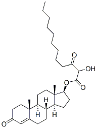 17beta-hydroxyandrost-4-en-3-one decanoylglycolate Struktur