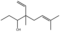 4,7-dimethyl-4-vinyloct-6-en-3-ol Struktur