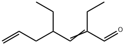 2,4-DIETHYL-2,6-HEPTADIENAL Struktur