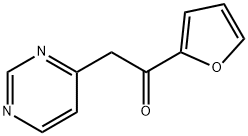 Ethanone, 1-(2-furanyl)-2-(4-pyriMidinyl)- Struktur