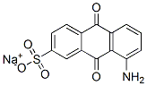 sodium 8-amino-9,10-dihydro-9,10-dioxoanthracene-2-sulphonate Struktur