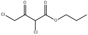 propyl 2,4-dichloro-3-oxobutyrate Struktur