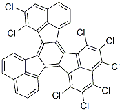 octachlorodiacenaphtho[1,2-j:1',2'-l]fluoranthene Struktur