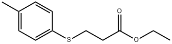 3-P-TOLYLSULFANYL-PROPIONIC ACID ETHYL ESTER Struktur