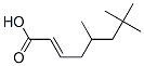 5,7,7-trimethyloct-2-enoic acid Struktur