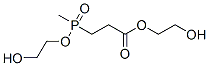 2-hydroxyethyl 3-[(2-hydroxyethoxy)methylphosphinoyl]propionate Struktur