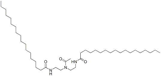 N,N'-[(acetylimino)diethane-1,2-diyl]distearamide Struktur