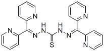 1,5-bis(di-2-pyridylmethylene)thiocarbonohydrazide Struktur