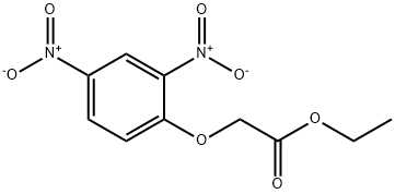 (2,4-dinitro-phenoxy)-acetic acid ethyl ester Struktur