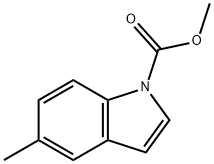 1H-Indole-1-carboxylic  acid,  5-methyl-,  methyl  ester Struktur