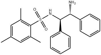 (1R,2R)-N-(2,4,6-TRIMETHYLPHENYLSULFONYL)-1,2-DIPHENYLETHANE-1,2-DIAMINE Struktur