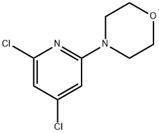 4-(4,6-dichloropyridin-2-yl)Morpholine Struktur