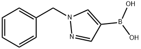 1-BENZYL-1H-PYRAZOLE-4-BORONIC ACID Struktur