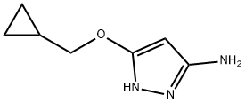 5-(cyclopropylMethoxy)-1H-pyrazol-3-aMine Struktur