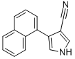 4-(1-NAPHTHALENYL)-1H-PYRROLE-3-CARBONITRILE Struktur