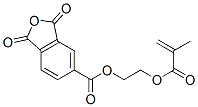 2-(2-methylprop-2-enoyloxy)ethyl 1,3-dioxoisobenzofuran-5-carboxylate Struktur