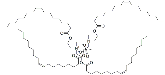 dimethylbis[2-(oleoyloxy)ethyl]ammonium methyl phosphonate Struktur