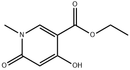 4-HYDROXY-1-METHYL-6-OXO-1,6-DIHYDRO-PYRIDINE-3-CARBOXYLIC ACID ETHYL ESTER Struktur