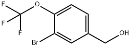 3-BROMO-4-(TRIFLUOROMETHOXY)BENZYL ALCOHOL Struktur