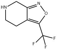 4,5,6,7-Tetrahydro-3-(trifluoromethyl)isoxazolo[3,4-c]pyridine Struktur