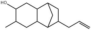 2-allyldecahydro-7-methyl-1,4-methanonaphthalen-6-ol Struktur