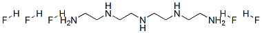 N-(2-aminoethyl)-N'-[2-[(2-aminoethyl)amino]ethyl]ethylenediamine pentahydrofluoride Struktur