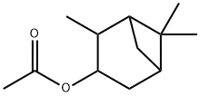 2,6,6-trimethylbicyclo[3.1.1]hept-3-yl acetate Struktur