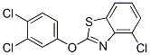 4-chloro-2-(3,4-dichlorophenoxy)benzothiazole Struktur