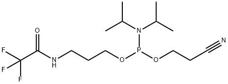 5'-AMINO-MODIFIER-C 3-TFA CEP Struktur