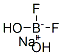 sodium difluorodihydroxyborate(1-) Struktur