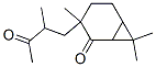 3,7,7-trimethyl-3-(2-methyl-3-oxobutyl)bicyclo[4.1.0]heptan-2-one Struktur