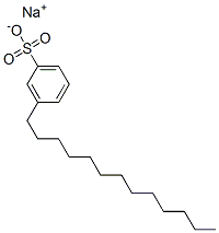 sodium 3-tridecylbenzenesulphonate Struktur