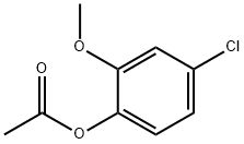 1-ACETOXY-4-CHLORO-2-METHOXYBENZENE Struktur