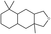 dodecahydro-3a,8,8-trimethylnaphtho[2,3-c]furan Struktur