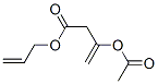 allyl 3-(acetoxy)but-3-enoate Struktur