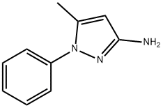 3-Amino-5-methyl-1-phenylpyrazole Struktur