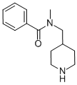 N-METHYL-N-(4-PIPERIDINYLMETHYL)-BENZAMIDE Struktur