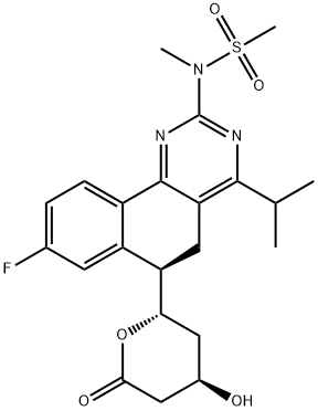 N-[(6R)-8-Fluoro-5,6-dihydro-4-(1-Methylethyl)-6-[(2S,4R)-tetrahydro-4-hydroxy-6-oxo-2H-pyran-2-yl]benzo[h]quinazolin-2-yl]-N-MethylMethanesulfonaMide price.