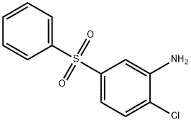 2-chloro-5-(phenylsulphonyl)aniline Struktur