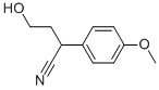 4-HYDROXY-2-(4-METHOXY-PHENYL)-BUTYRONITRILE
 Struktur