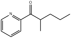 1-METHYLBUTYL 2-PYRIDYL KETONE Struktur