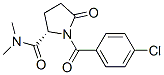 (S)-1-(4-chlorobenzoyl)-N,N-dimethyl-5-oxopyrrolidine-2-carboxamide  Struktur