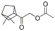 2-oxo-2-(3,3-dimethylbicyclo[2.2.1]hept-2-yl)ethyl acetate Struktur