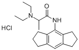 2-diethylamino-N-(1,2,3,5,6,7-hexahydro-s-indacen-4-yl)propanamide hyd rochloride Struktur