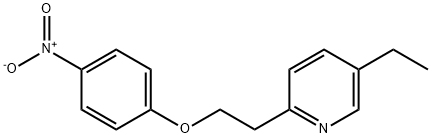 4-(2-(5-Ethyl-2-pyridyl)ethoxy)nitrobenzene Structure